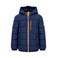 TYGO & vito gewatteerde winterjas met logo - donkerblauw