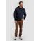 Life-Line relaxed fit schipperstrui met wol - marineblauw