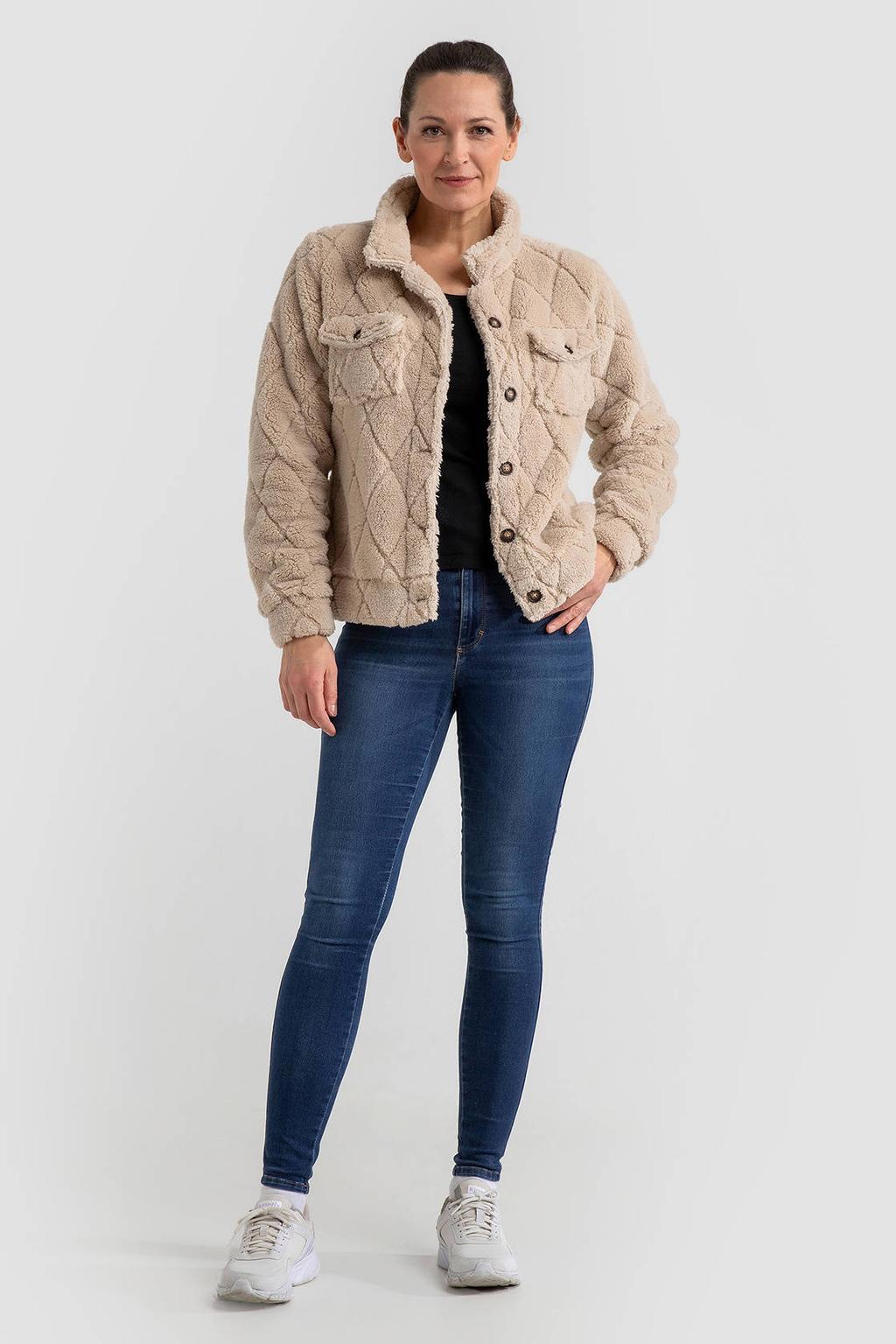 Life-Line teddy jas - beige