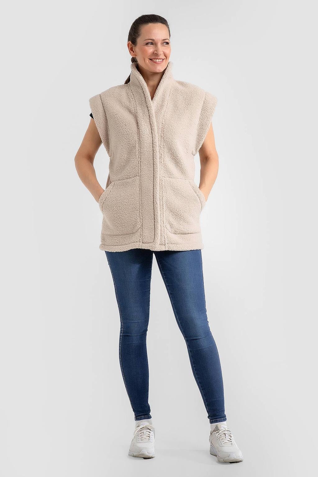Life-Line fleece bodywarmer - beige