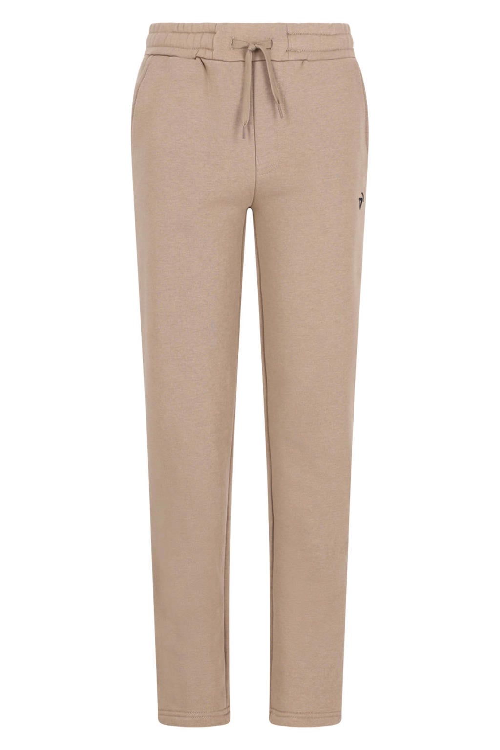 Zandkleurige jongens TYGO & vito NextGen regular fit sweatpants met elastische tailleband met koord en effen