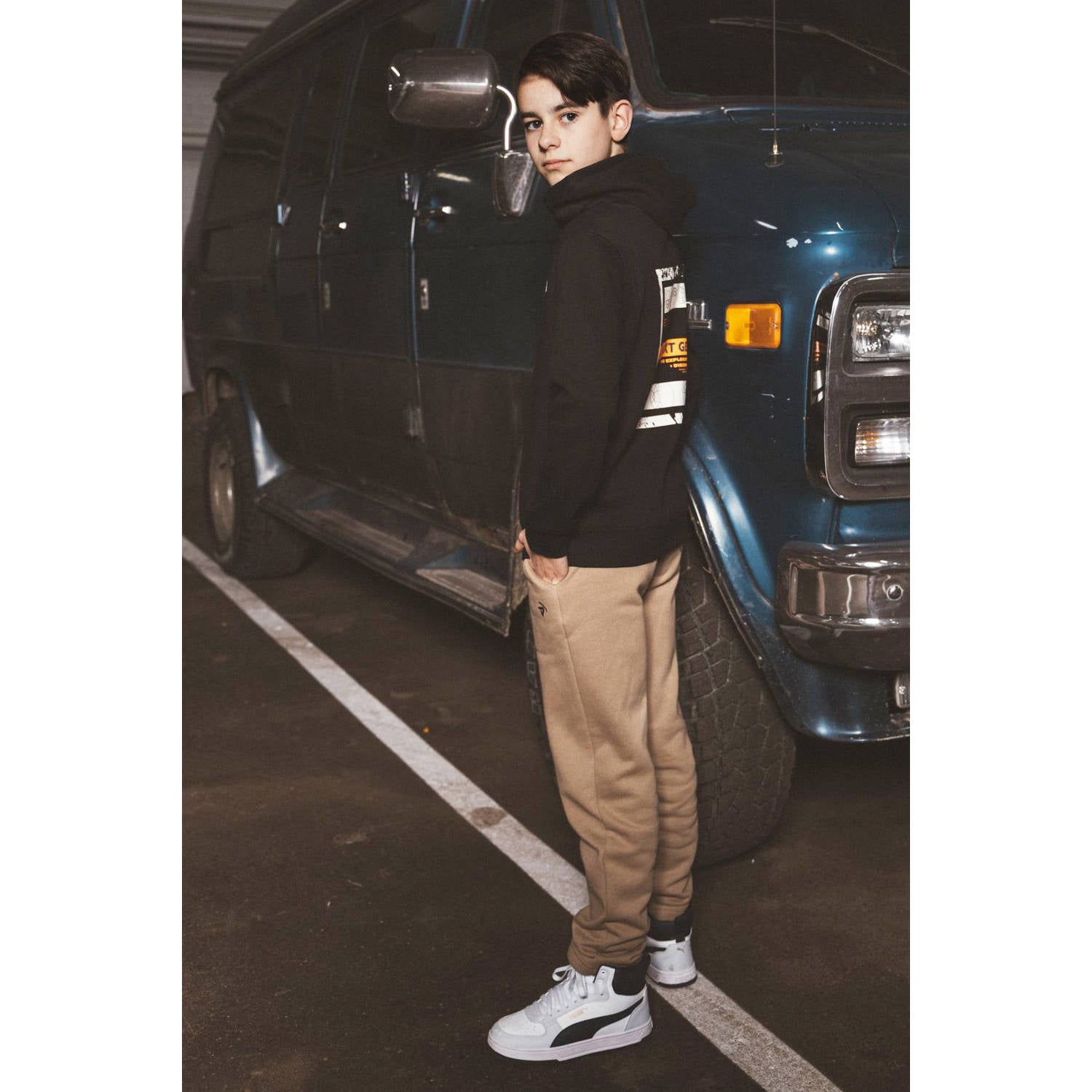 TYGO & vito NextGen hoodie met backprint zwart