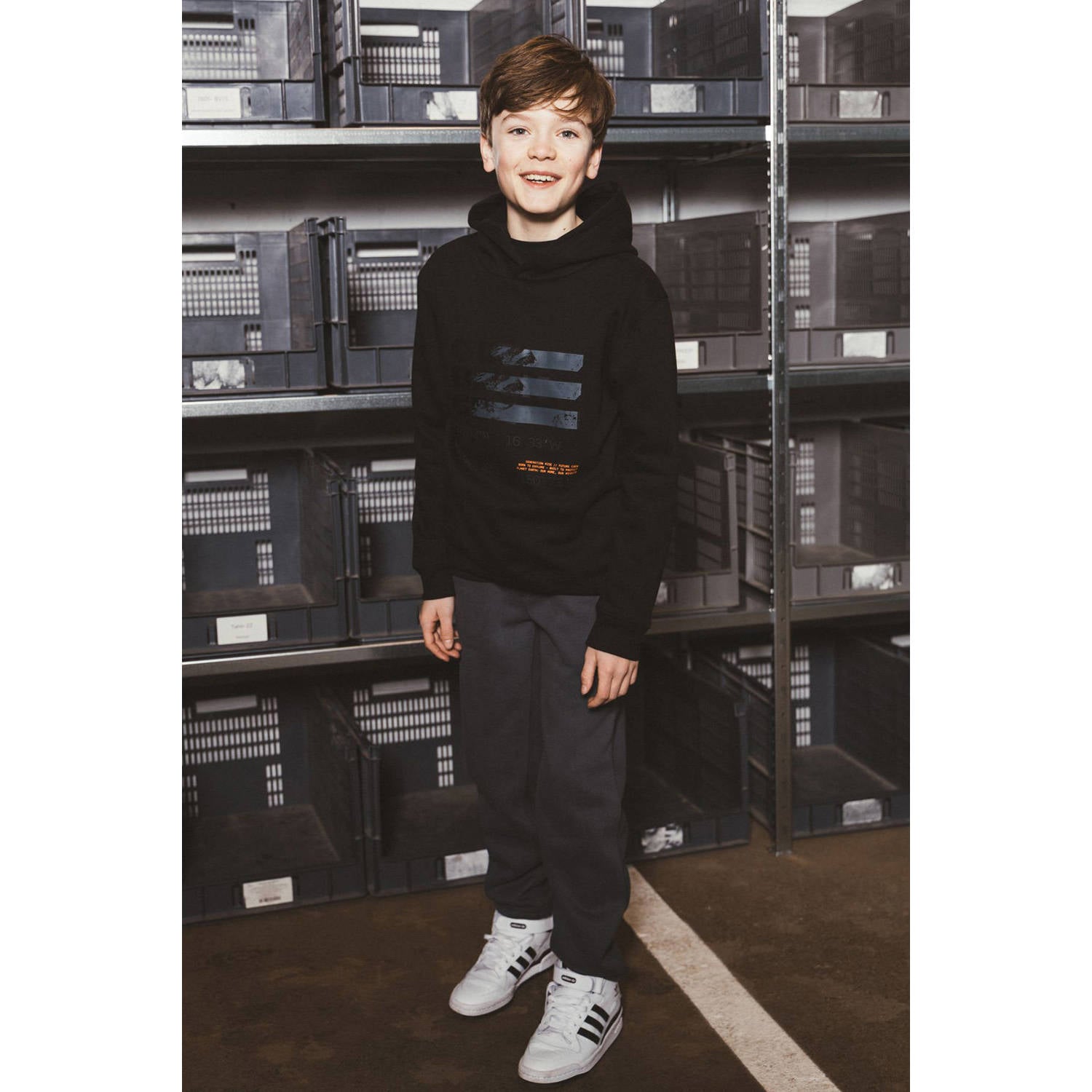 TYGO & vito NextGen hoodie met print zwart