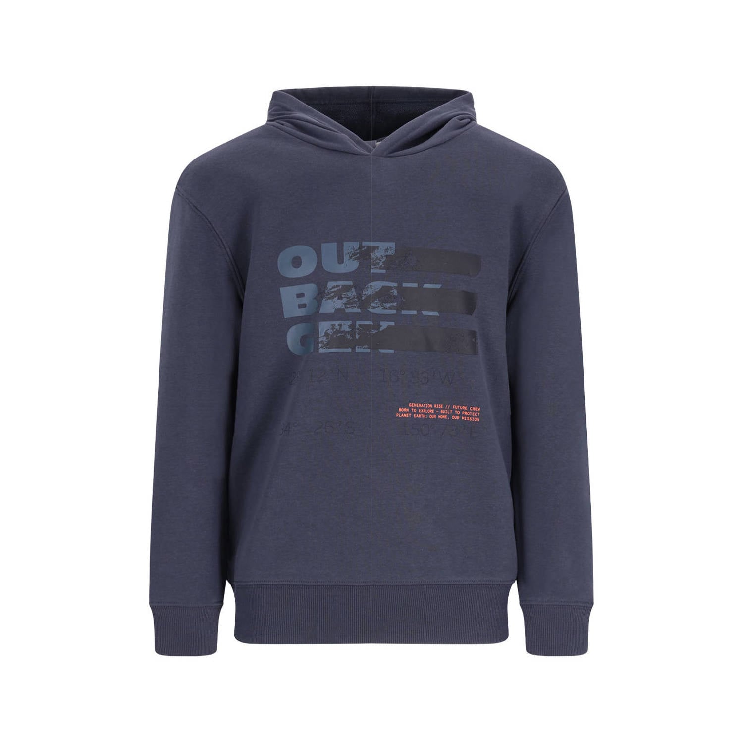 TYGO & vito NextGen hoodie met print donkerblauw