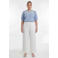 YOEK linnen broek Plus Size - wit