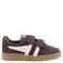 Gola Hawk Strap leren sneakers donkerpaars
