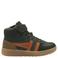 Gola Talon imitatieleren sneakers donkergroen/oranje