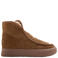 Gioseppo suède enkelboots met studs - cognac
