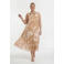YOEK viscose jurk Plus Size - bruin