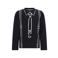 TYGO & vito rechtvallende longsleeve met print - zwart
