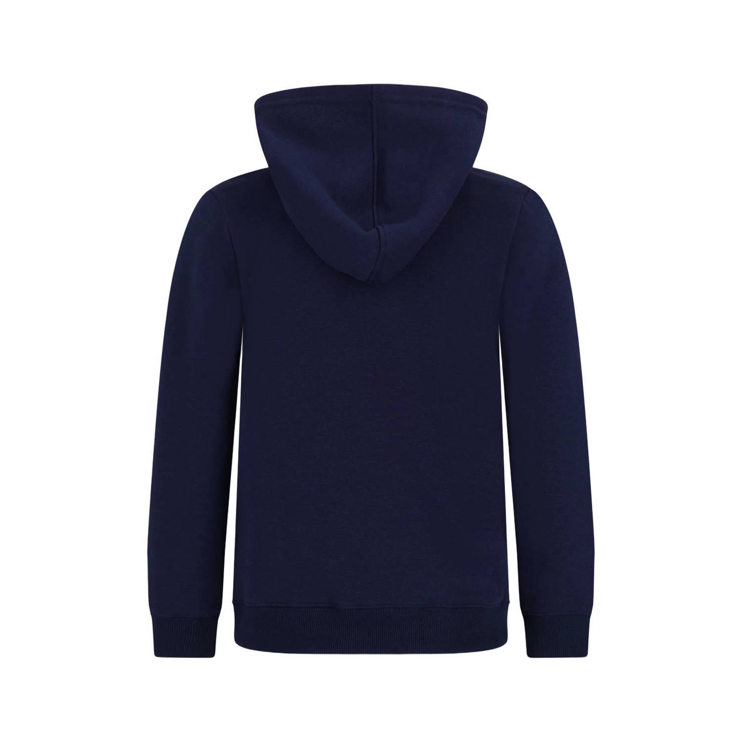 TYGO & vito hoodie met print donkerblauw