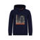 TYGO & vito hoodie met print - donkerblauw