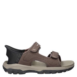 Hands Free Slip-Ins Tresmen imitatieleren sandalen bruin