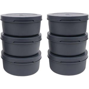 Pizzadeeg doos - ø 16 cm / 250 gram - Leisteen - 6 stuks