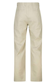 thumbnail: America Today straight casual broek met linnen bruin