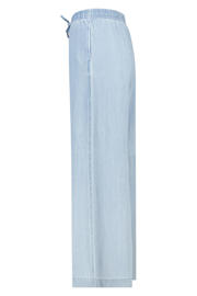 thumbnail: America Today wide leg low waist broek light blue denim