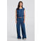 America Today wide leg low waist broek medium blue denim
