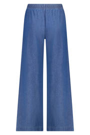 thumbnail: America Today wide leg low waist broek medium blue denim
