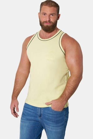 +FIT Collectie relaxed T-shirt HEGON lichtgeel