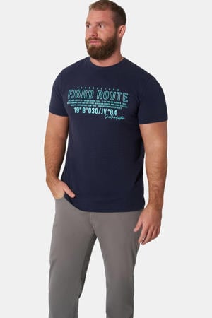 relaxed T-shirt NIORD donkerblauw
