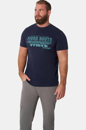 relaxed T-shirt NIORD donkerblauw