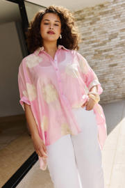 thumbnail: LOLALIZA gebloemde blouse roze