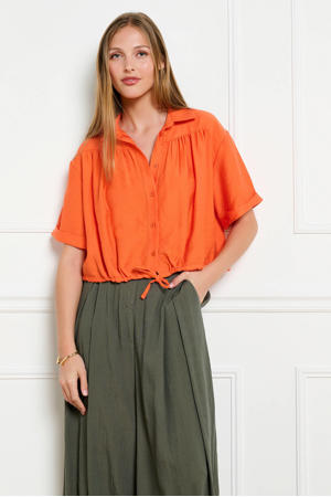 blouse oranje