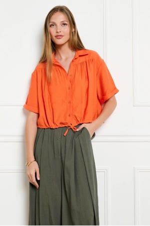 blouse oranje
