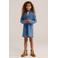 WE Fashion Blue Ridge spijkerjurk met print - blauw