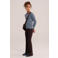 WE Fashion flared broek - donkerbruin