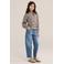 WE Fashion blousetop met print - ecru