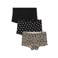 WE Fashion hipster met panterprint - zwart/bruin