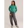 WE Fashion gebreide trui met wol - groen