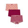 WE Fashion hipster met hartjes - roze (set van 3)