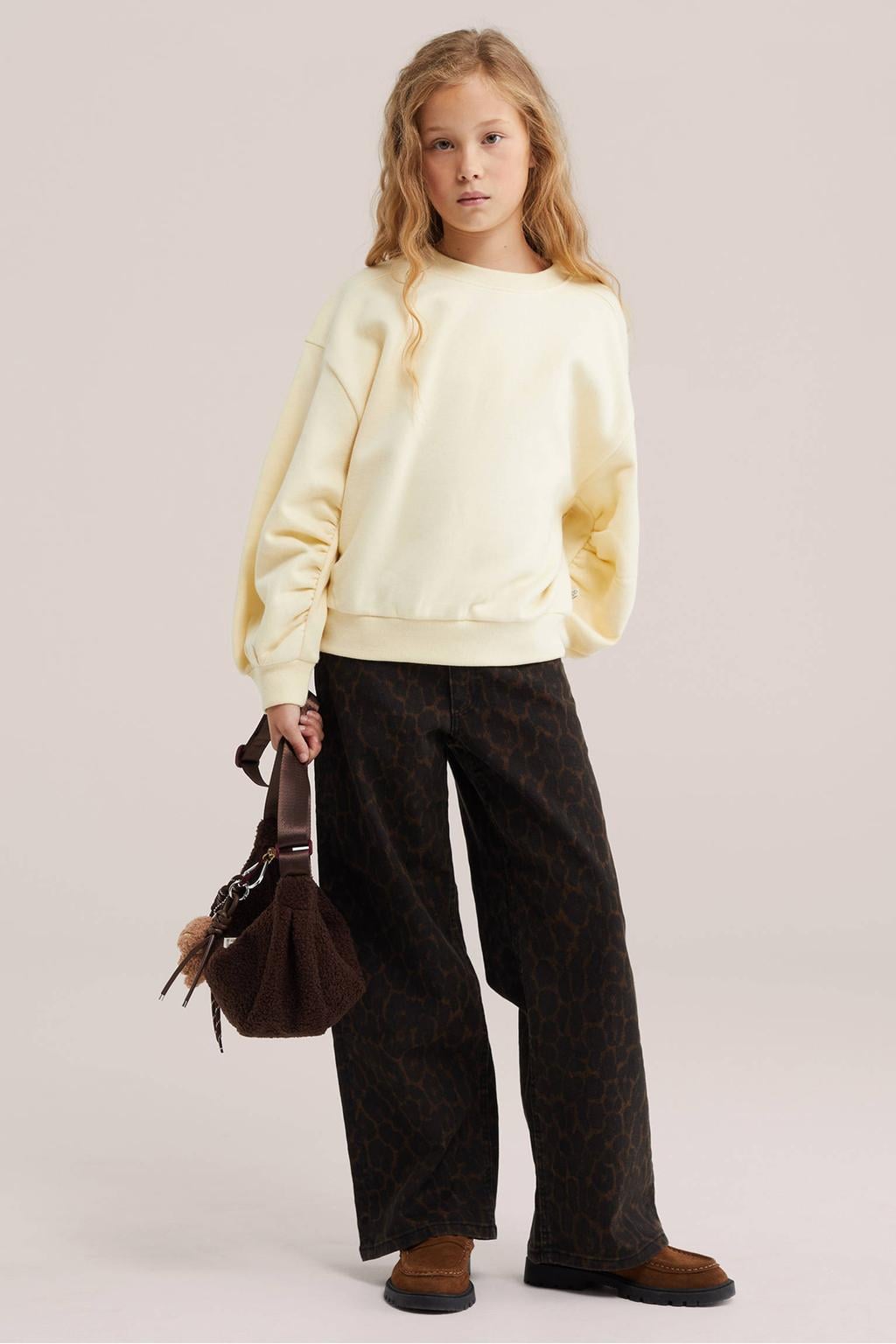 WE Fashion sweater - lichtgeel