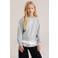 WE Fashion sweater met sterren - grijs