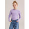 WE Fashion gebreide longsleeve - lila