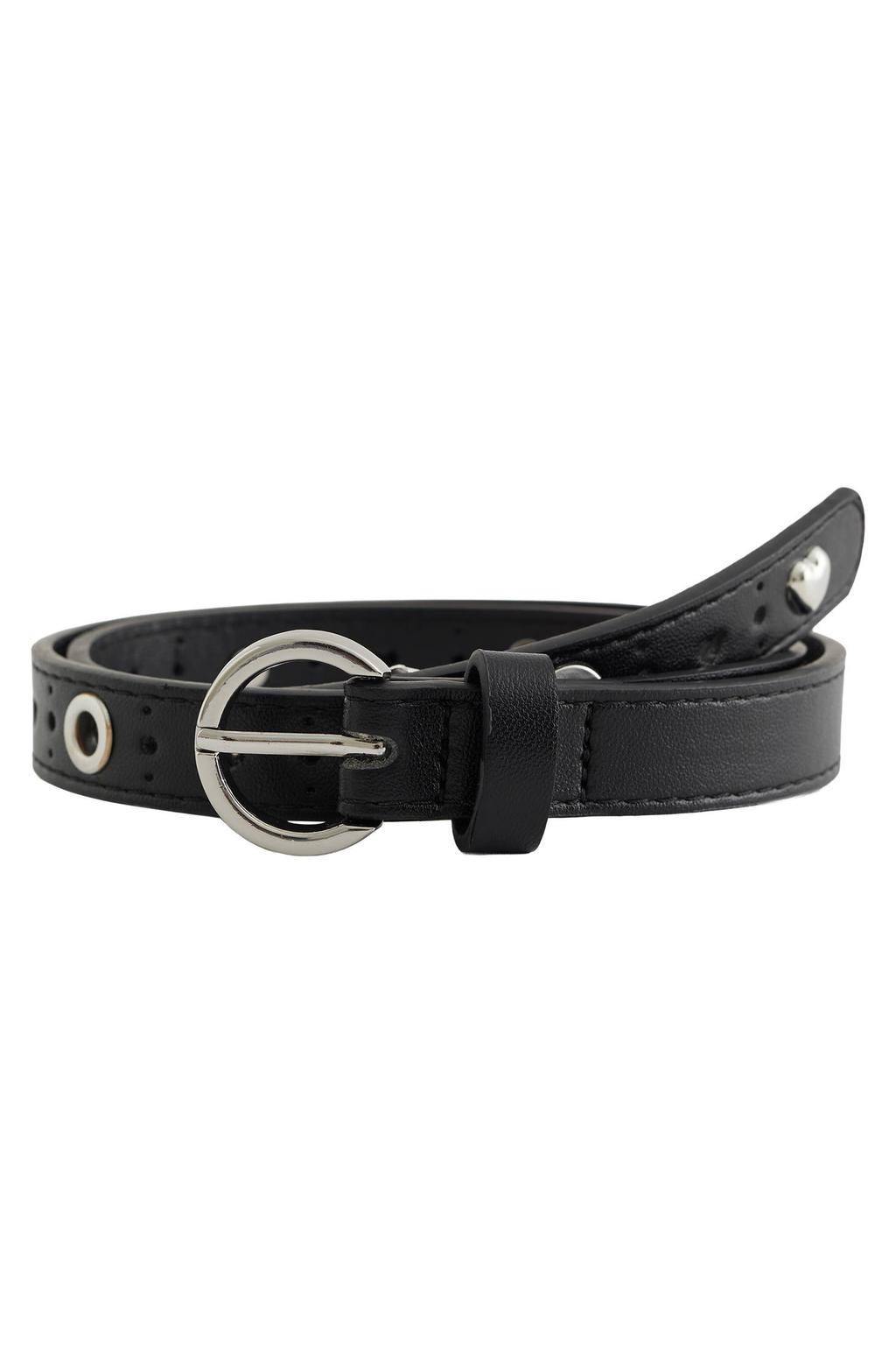WE Fashion riem met studs - zwart