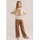 WE Fashion sweater met print - beige