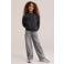 WE Fashion sweater met backprint - zwart/rood