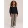 WE Fashion gemêleerde sweater - zwart