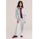 WE Fashion katoenen fleecevest met print - grijs