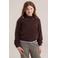 WE Fashion gebreide trui - donkerbruin/lila