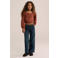 WE Fashion off shoulder cropped top - brique