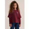 WE Fashion longsleeve met print - donkerrood