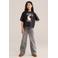 WE Fashion T-shirt met print - antraciet