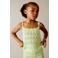 Mango Kids mouwloze top lichtgroen