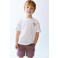 Mango Kids denim short paars