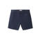 Mango Kids chino short met linnen donkerblauw