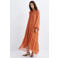 Mango blousejurk oranje